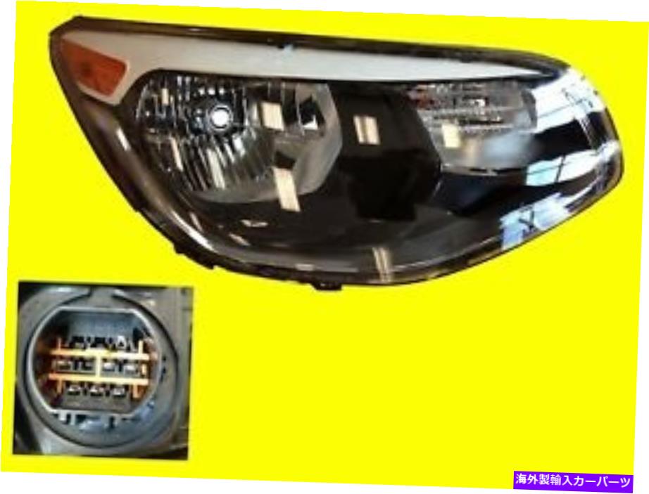 USヘッドライト Kia Soul 2014-2019のための右ハロゲンヘッドライト92102B2270 KI2503167 Right HALOGEN HEAD LIGHT for KIA SOUL 2014-2019 | 92102B2270 KI2503167【並行輸入品】