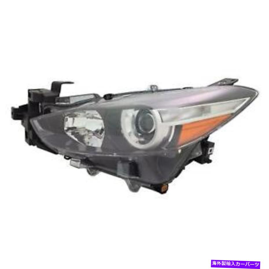 USヘッドライト 17 18 Mazda 3ヘッドランプアセンブリ左、アフターマーケット 17 18 MAZDA 3 Headlamp Assembly Left, Aftermarket【並行輸入品】