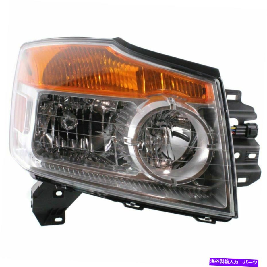 USヘッドライト 2008-2015日産アルマダ旅客側W /電球のヘッドライト Headlight For 2008-2015 Nissan Armada Passenger Side w/ bulb【並行輸入品】