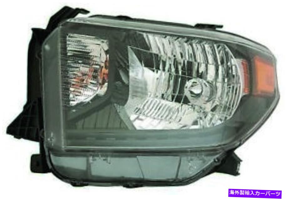 USヘッドライト 14 15 16 17トヨタツンドラヘッドランプアセンブリードル - LED昼間のランニングランプ 14 15 16 17 TOYOTA TUNDRA Headlamp Assembly Left- No Led Daytime Running Lamps【並行輸入品】