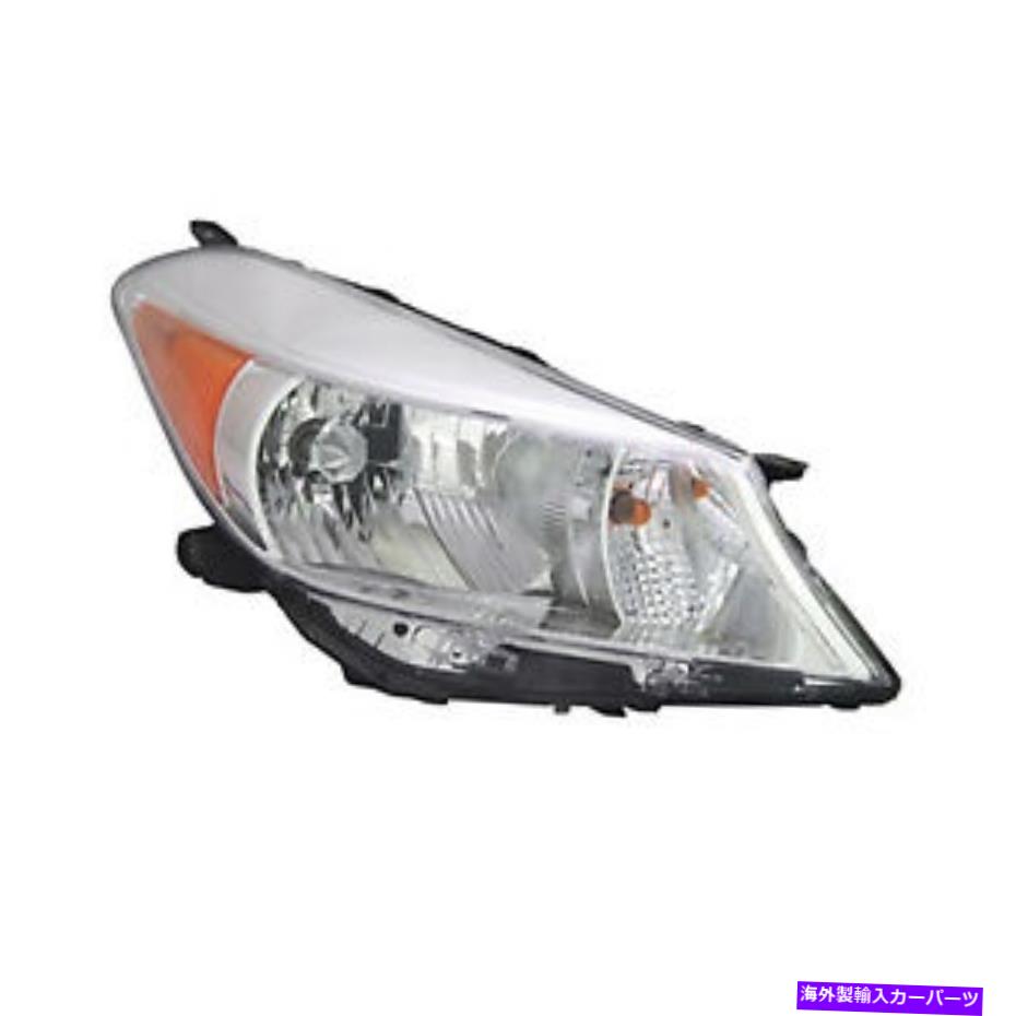 USヘッドライト 12-14トヨタ・ヤリスの交換用ヘッドライト(助手席側)TO2519132C Replacement Headlight for 12-14 Toyota Yaris (Passenger Side) TO2519132C【並行輸入品】