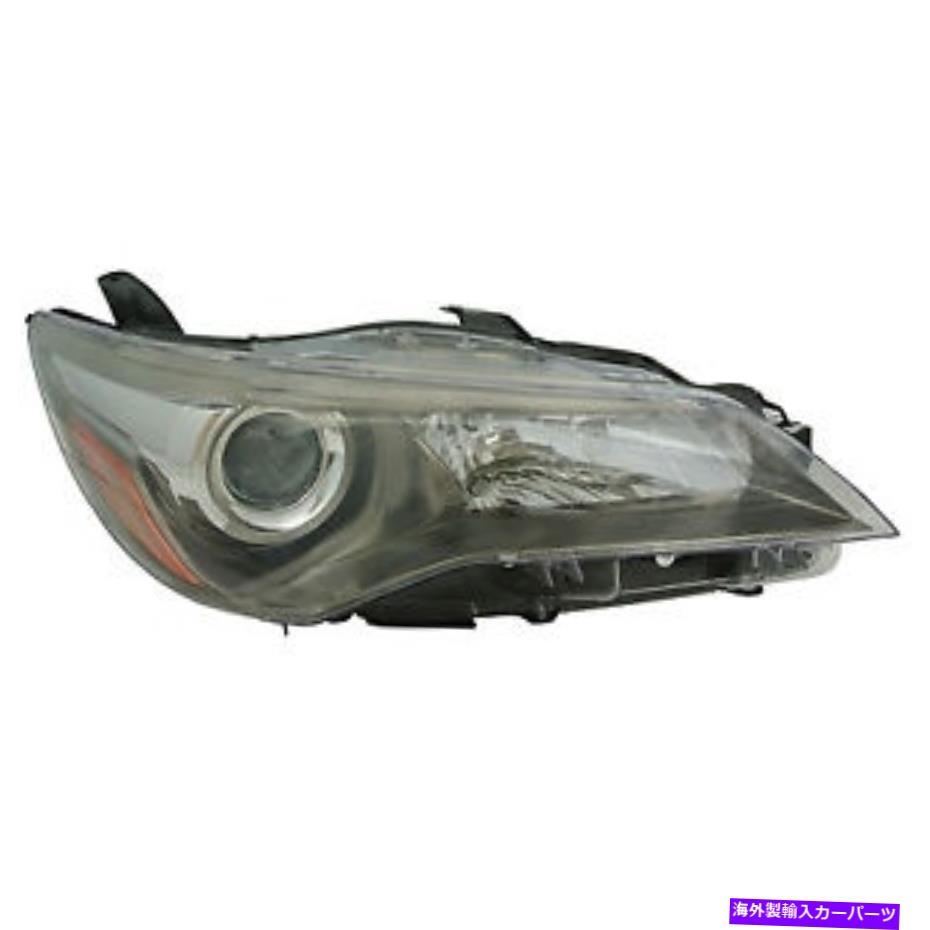 USヘッドライト 15-17カムリ（助手席側）TO2503224C用の交換用ヘッドライトアセンブリ Replacement Headlight Assembly for 15-17 Camry (Passenger Side) TO2503224C【並行輸入品】