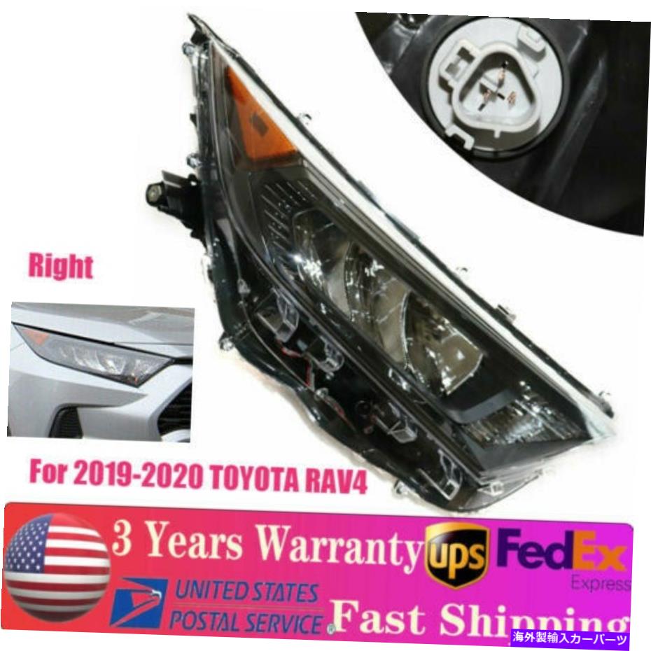USヘッドライト 2019年の2020年トヨタRAV4 LEDヘッドライトアセンブリ旅客右黒ハウジング For 2019 2020 Toyota RAV4 LED Headlight Assembly Passenger Right Black Housing【並行輸入品】｜Us Custom Parts Shop USDM 52,016円