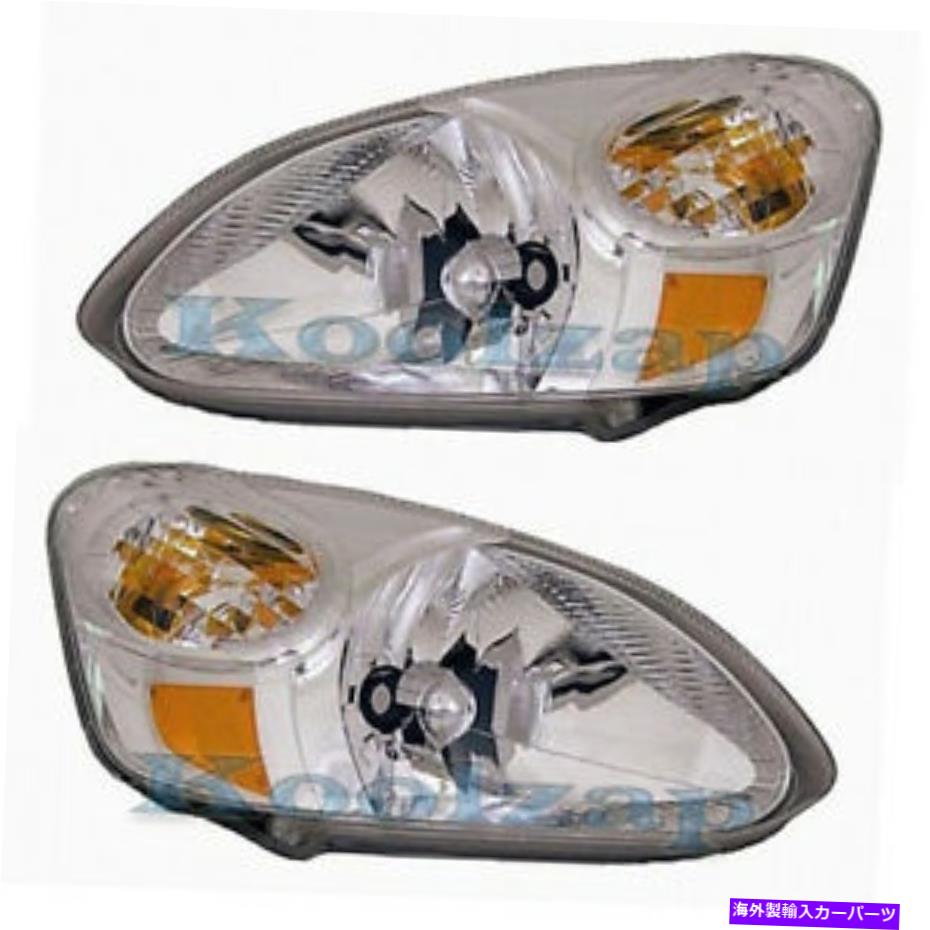 USヘッドライト 03-05エコーセダンクーペヘッドライトヘッドランプヘッドライト右＆左セットペア For 03-05 Echo Sedan Coupe Headlight Headlamp Head Light Right & Left Set PAIR【並行輸入品】