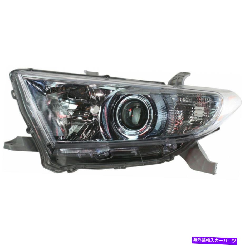 USヘッドライト 2011-2013 Toyota Highlanderヘッドライトアセンブリ運転側から2518129 Fits 2011-2013 Toyota HIGHLANDER Headlight Assembly Driver Side TO2518129【並行輸入品】