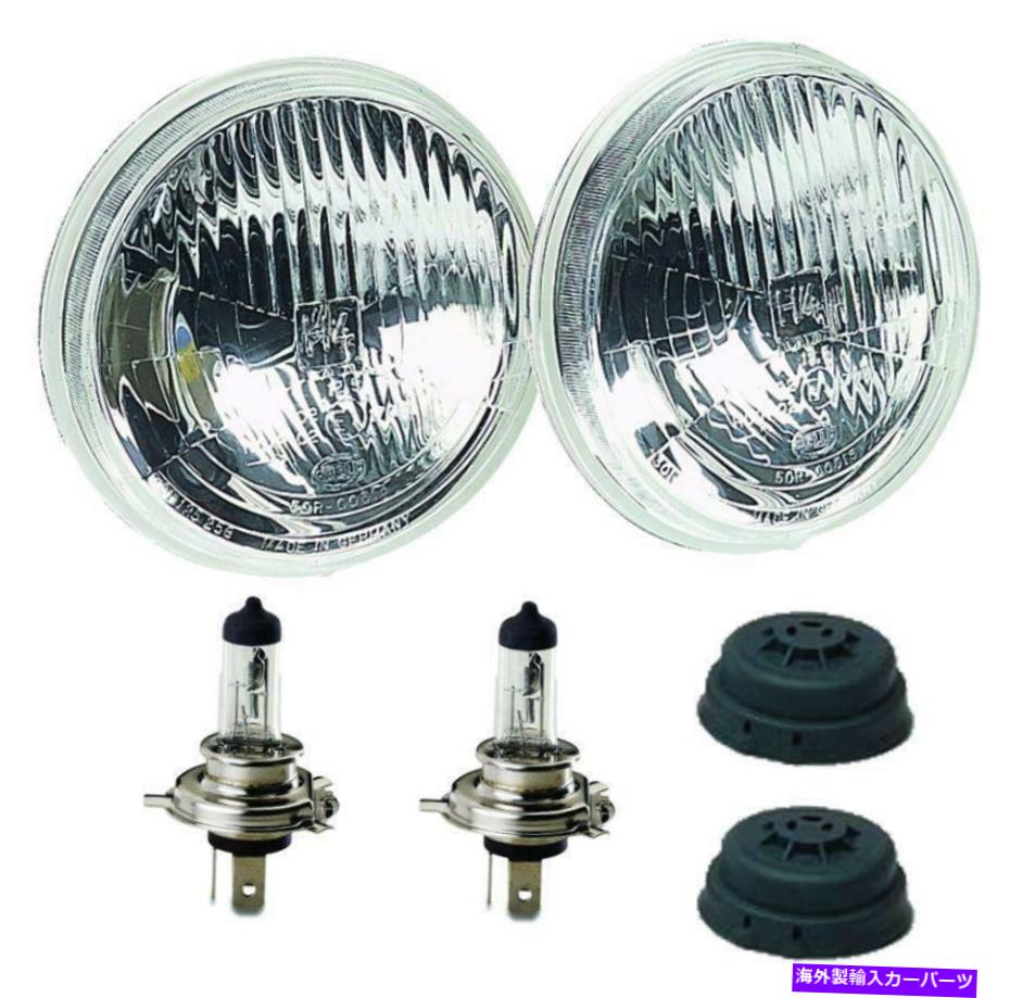 USヘッドライト HELLA 002850811 135mm H4ハイ/ロービームヘッドランプキット Hella 002850811 135mm H4 High/Low Beam Headlamp Kit【並行輸入品】