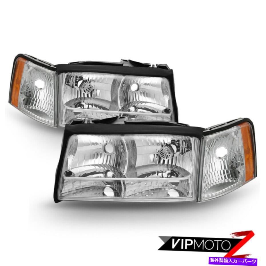 USヘッドライト 97-99 Cadillac Deville Concours [Factory Style]ヘッドライトシグナルランプアセンブリ 97-99 Cadillac Deville Concours [Factory Style] Headlight Signal Lamp Assembly【並行輸入品】