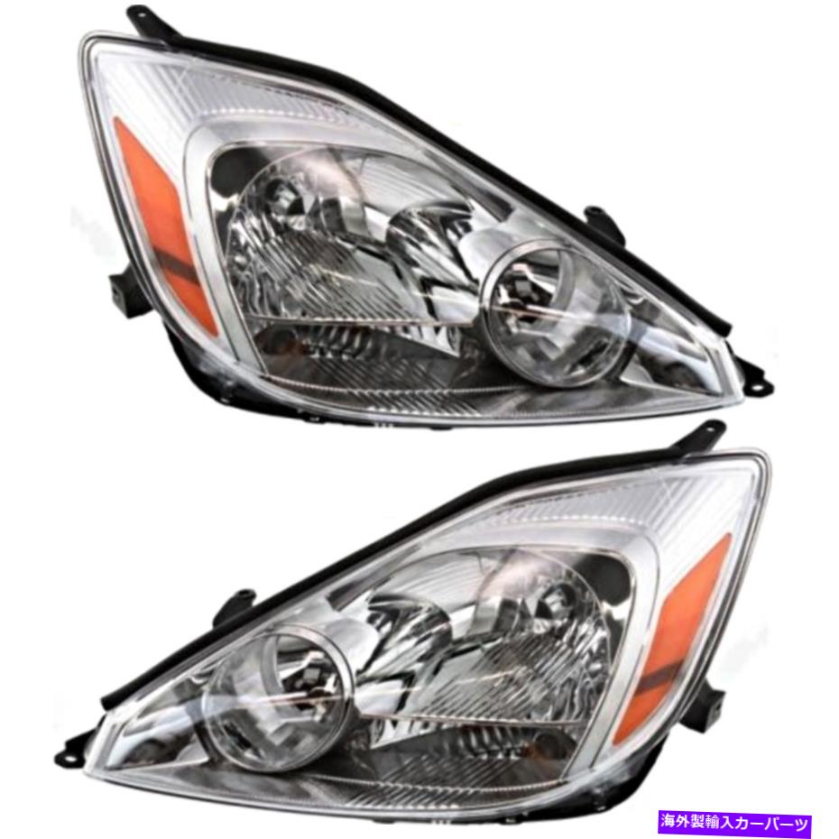 USヘッドライト フィット04-05 Sienna Driver Sider＆Passenter SideハロゲンヘッドランプASSYS（ペア） Fits 04-05 Sienna Driver Side & Passenger Side Halogen Headlamp Assys (pair)【並行輸入品】