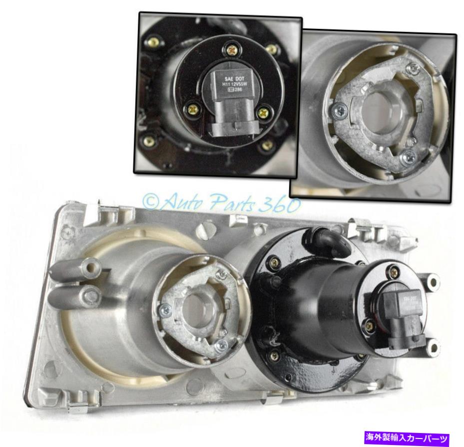 USヘッドライト 97-04シボリーコルベットC5 Z06煙プロジェクターヘッドライトヘッドランプ+ DRL LEDキット FOR 97-04 CHEVY CORVETTE C5 Z06 SMOKE PROJECTOR HEADLIGHT HEADLAMP +DRL LED KIT【並行輸入品】