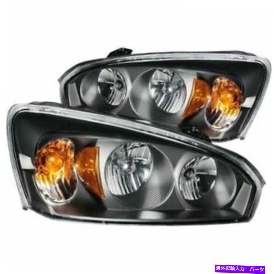 USヘッドライト Anzo 121221クリスタルヘッドライトブラッククリア2006-2007 Malibu. ANZO 121221 CRYSTAL HEADLIGHTS BLACK CLEAR 2006-2007 Malibu【並行輸入品】