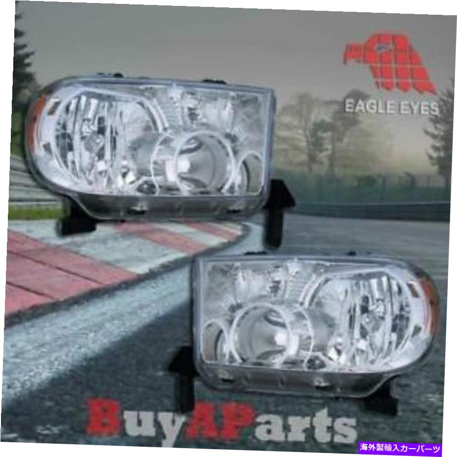 USヘッドライト 2007-2013のためのペアOEの交換明確なヘッドライトがトヨタのツンドラ左+右 Pair OE Replacement Clear Headlights For 2007-2013 Toyota Tundra Left + Right【並行輸入品】