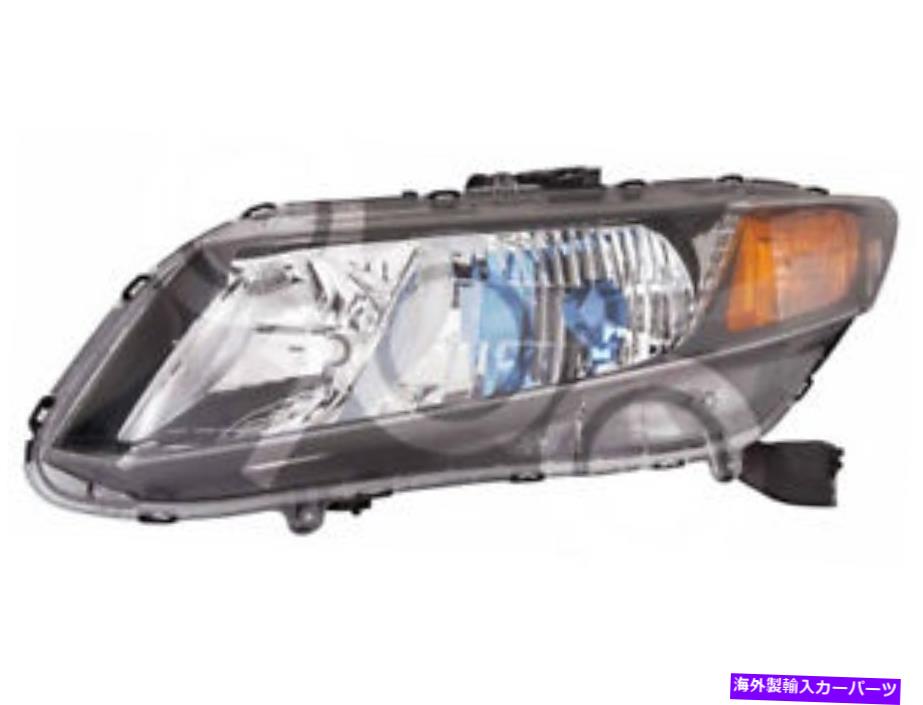 USヘッドライト Honda Civic Hybrid 12 2012 Headlightランプ33150-TR2-A01ドライバー For Honda Civic Hybrid 12 2012 Headlight Lamp With Bulb 33150-Tr2-A01 Driver【並行輸入品】