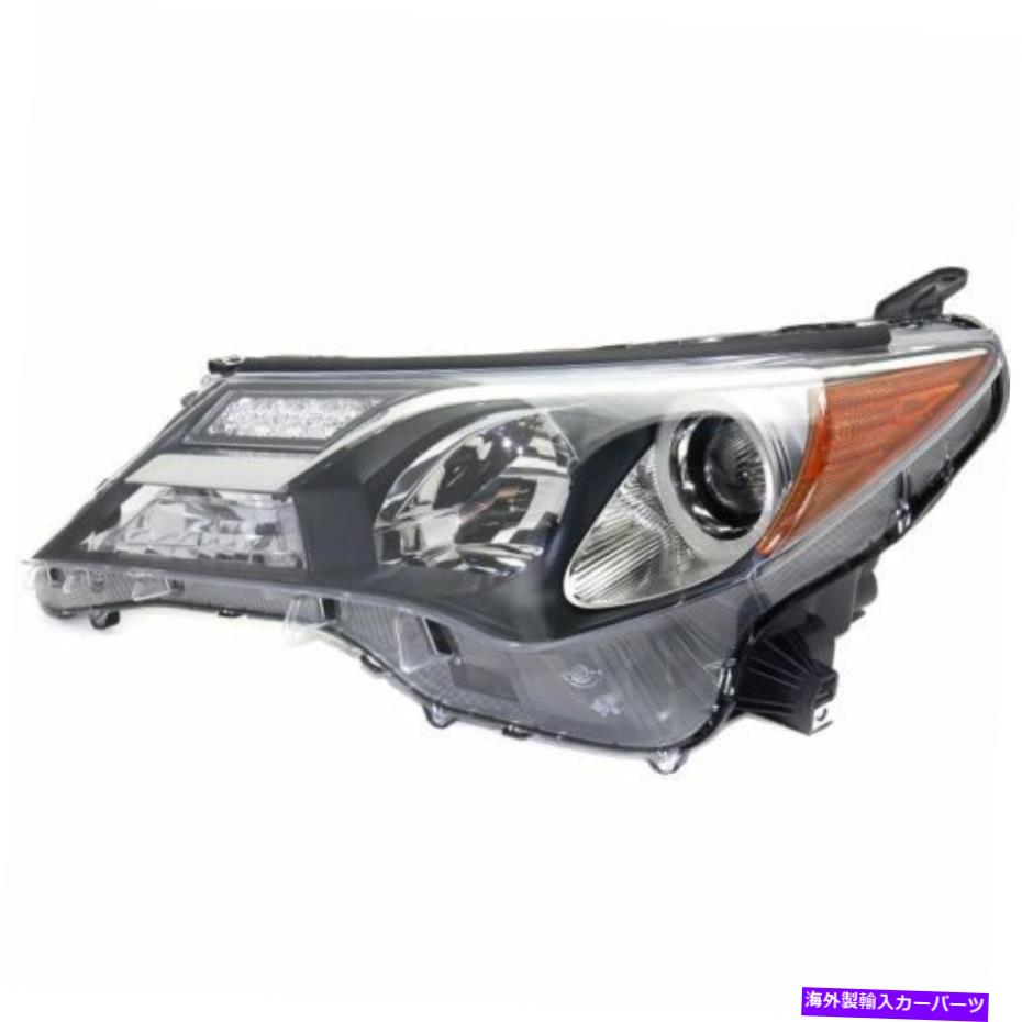 USヘッドライト RAV4 13-15、CAPAドライバ側ヘッドライト、クリアレンズ For RAV4 13-15, CAPA Driver Side Headlight, Clear Lens【並行輸入品】