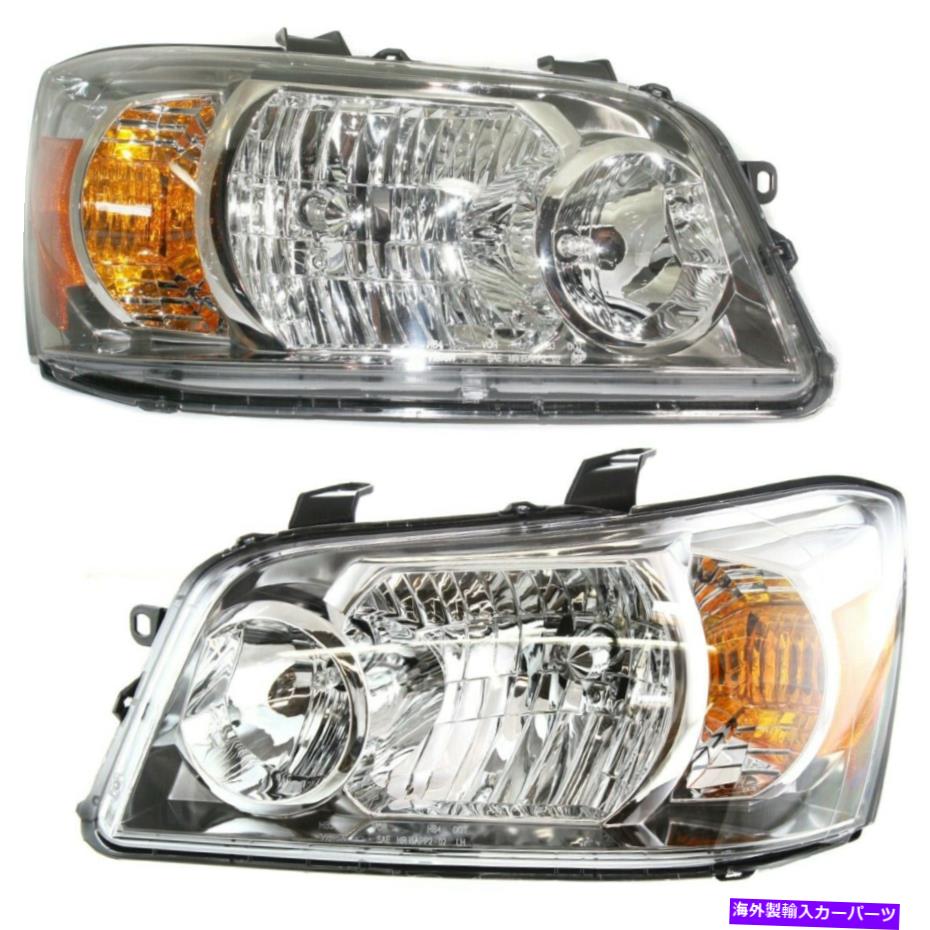 USヘッドライト Headlight Lamp TO2502151、TO2503151 LH＆RH用トヨタハイランダー Headlight Lamp Left-and-Right TO2502151, TO2503151 LH & RH for Toyota Highlander【並行輸入品】