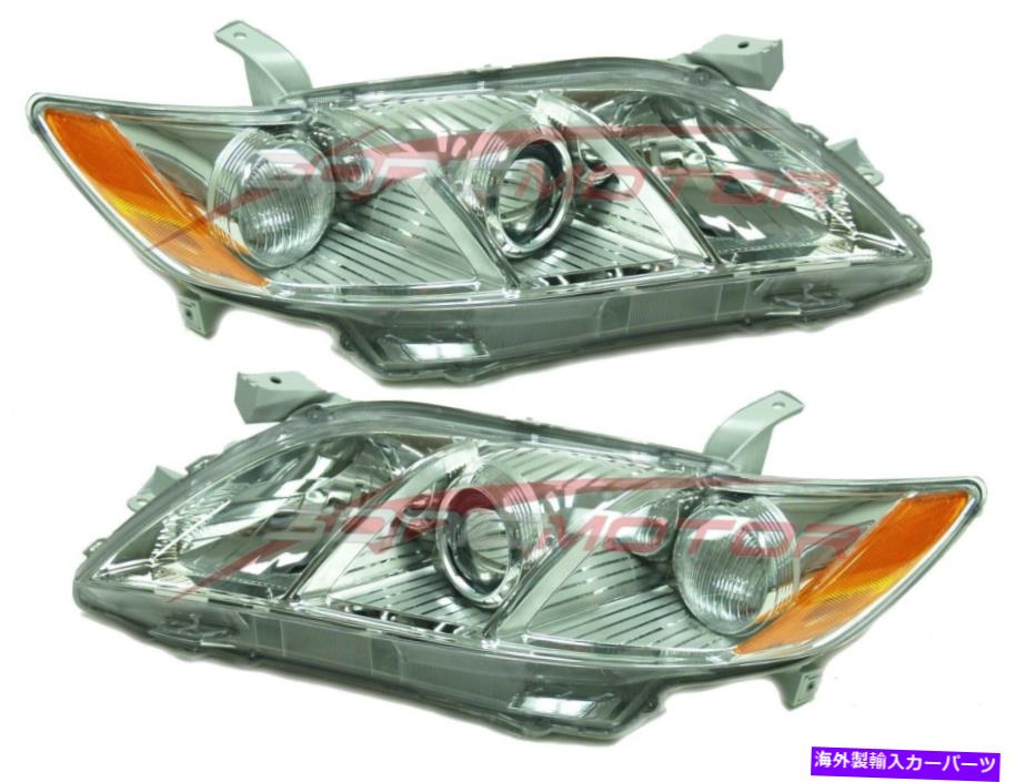USヘッドライト 2007年から2009年トヨタカムリーヘッドライトドライバー＆旅客サイドLH + RH For 2007-2009 Toyota Camry Headlight Driver & Passenger Side LH+RH【並行輸入品】