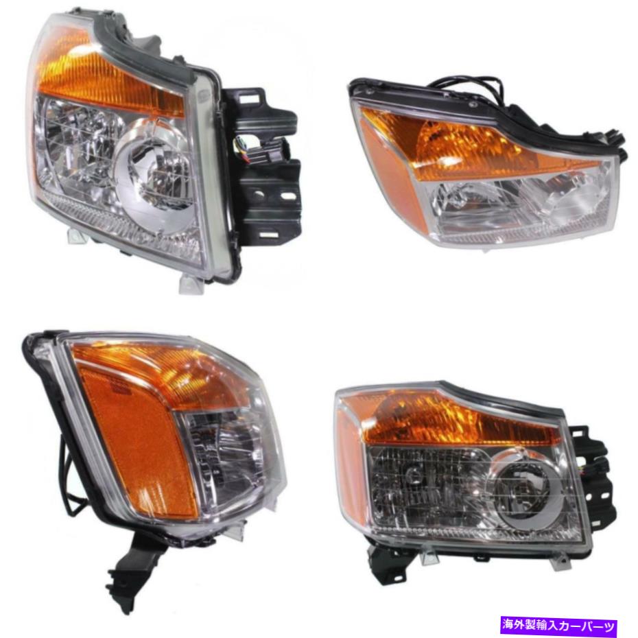 USヘッドライト NI2503168 08-15日産タイタン旅客サイドのヘッドライト NI2503168 Headlight for 08-15 Nissan Titan Passenger Side【並行輸入品】