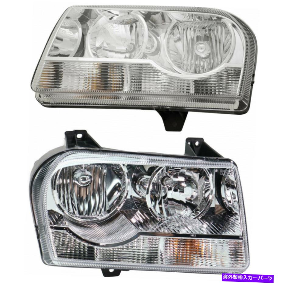 USヘッドライト Chrysler 300 Headlight 2009 2010 PAIR RHとLHサイドCH2518111 4805757ah. For Chrysler 300 Headlight 2009 2010 Pair RH and LH Side CH2518111 | 4805757AH【並行輸入品】