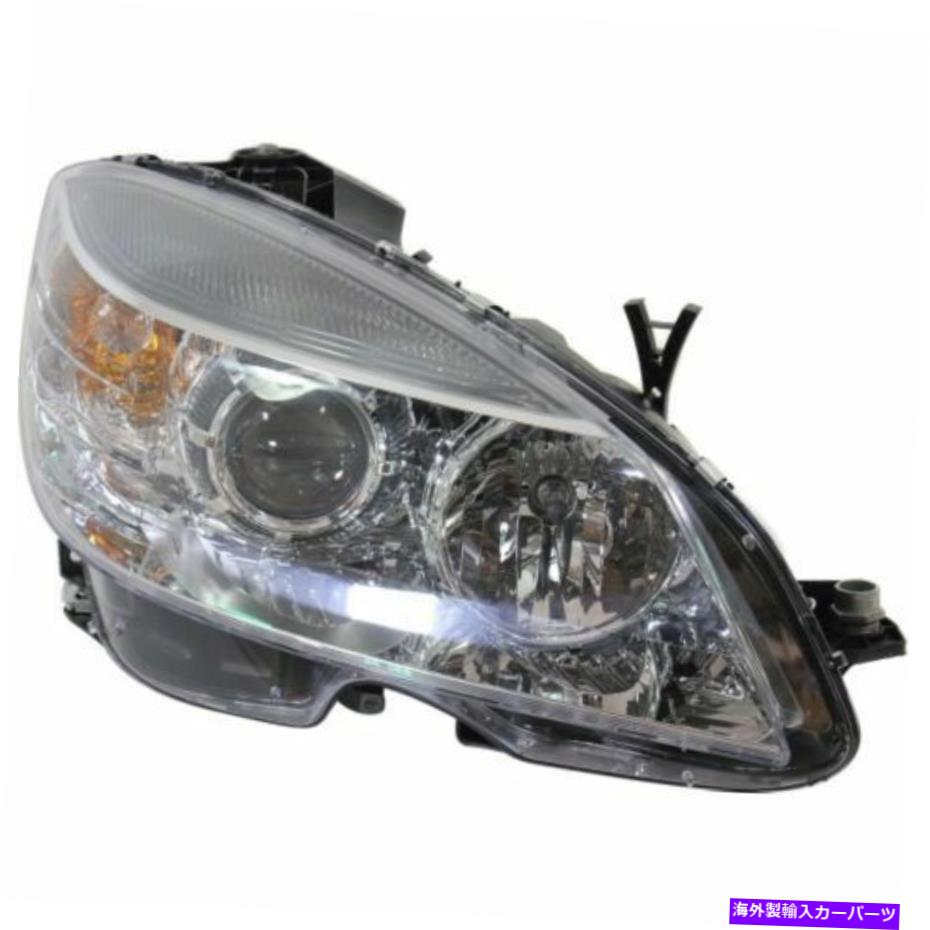USヘッドライト C250 10-11、Capaドライバ側ヘッドライト、クリアレンズ For C250 10-11, CAPA Driver Side Headlight, Clear Lens【並行輸入品】
