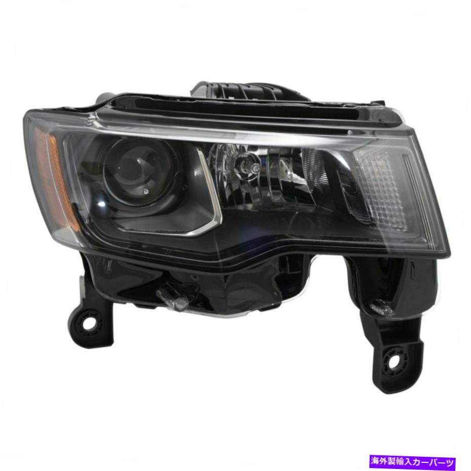USヘッドライト ジープグランドチェロキー用ブラックハウジングRH付きハロゲンヘッドライトランプアセンブリ Halogen Headlight Lamp Assembly with Black Housing RH for Jeep Grand Cherokee【並行輸入品】｜Us Custom Parts Shop USDM
