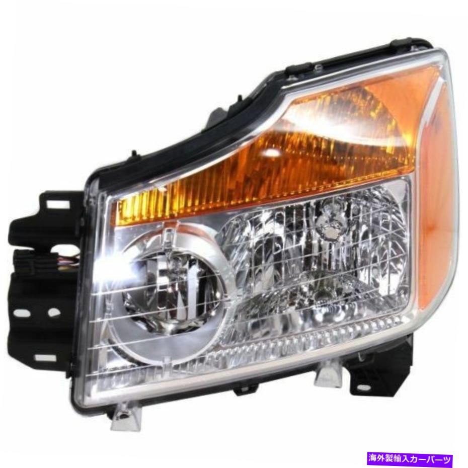 USヘッドライト Titan 08-15、Capaドライバ側ヘッドライト、クリアレンズ For Titan 08-15, CAPA Driver Side Headlight, Clear Lens【並行輸入品】