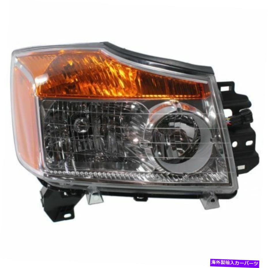 USヘッドライト ニューNI2503168C Capa旅客サイドヘッドライト2008-2015 New NI2503168C CAPA Passenger Side Headlight for Nissan Titan 2008-2015【並行輸入品】｜Us Custom Parts Shop USDM