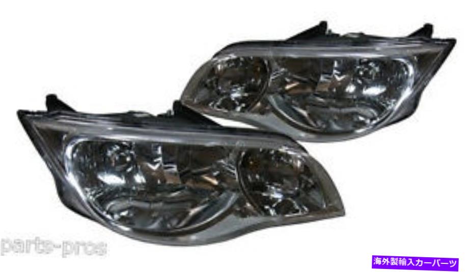 USヘッドライト 新しい交換用ヘッドライトアセンブリ対/ 2003-07サターンイオン2ドアクーペ New Replacement Headlight Assembly PAIR / FOR 2003-07 SATURN ION 2-DOOR COUPE【並行輸入品】