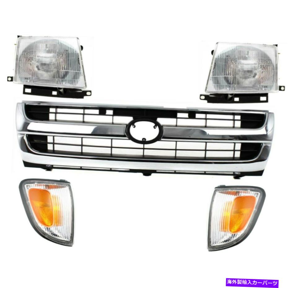 USヘッドライト Toyota Tacoma 1997-2000のキット自動車ボディ修理フロント Kit Auto Body Repair Front for Toyota Tacoma 1997-2000【並行輸入品】
