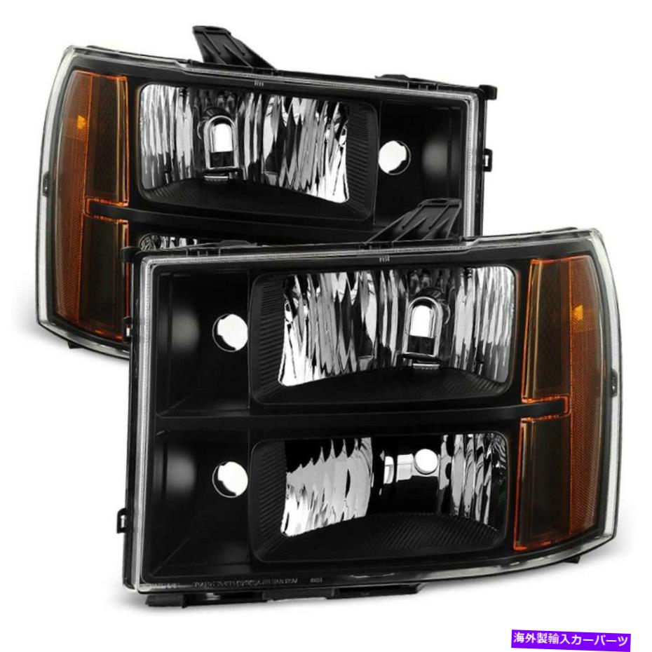 USヘッドライト ペアリフレクターヘッドライトヘッドランプ2007-2014 GMC Sierra 1500 2500HD 3500HD Pair Reflector Headlights Headlamp For 2007-2014 GMC Sierra 1500 2500HD 3500HD【並行輸入品】｜Us Custom Parts Shop USDM