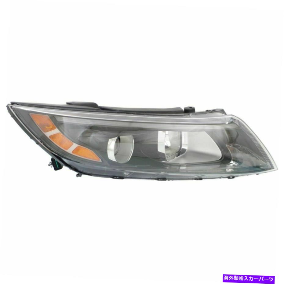 USヘッドライト 乗客のright Rhヘッドランプアセンブリハロゲンアメリカビルドフィット2014 2015 Kia Optima Passenger Right RH Headlamp Assembly Halogen USA Built fits 2014 2015 Kia Optima【並行輸入品】