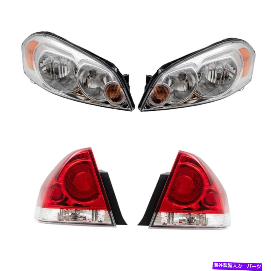 USヘッドライト ハロゲンヘッドライト＆テールライト06-13シボレーインパラ14-16 Impala Limited Halogen Headlights & Tail Lights for 06-13 Chevy Impala 14-16 Impala Limited【並行輸入品】