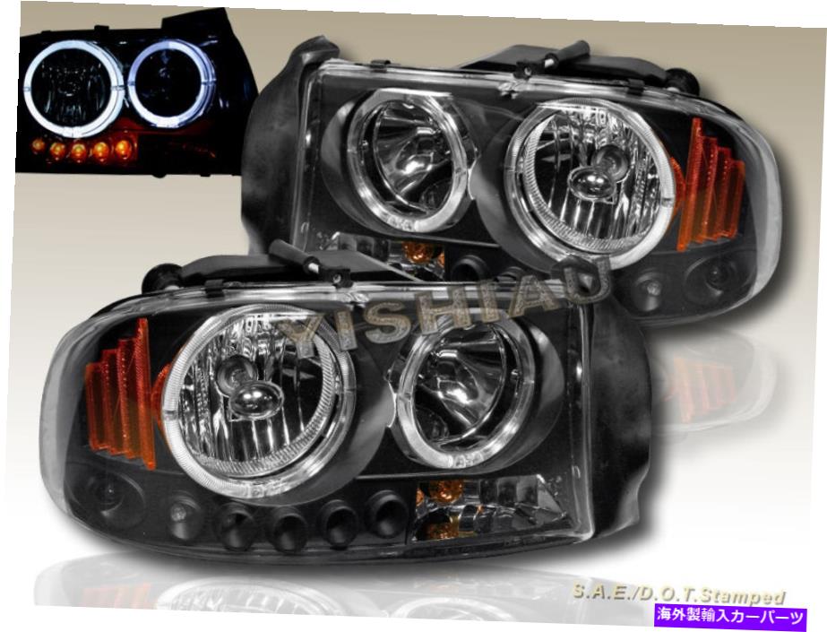 USヘッドライト 1997年から2004年ダコタデュランゴヘッドライトCCFL BK 99 00 01 03 1997-2004 Dakota Durango Headlights CCFL BK 99 00 01 03【並行輸入品】｜Us Custom Parts Shop USDM