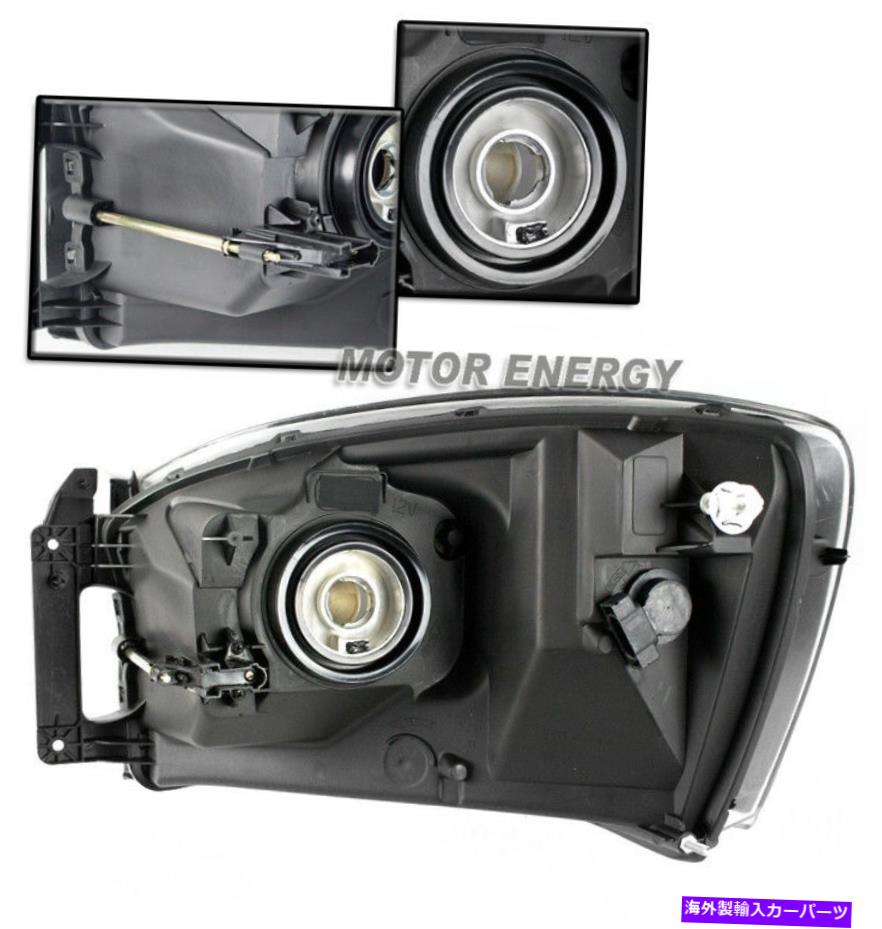 USヘッドライト 06-08 RAM交換用ブラック/スモークヘッドライトランプW / BLUE DRL LED信号+ HID FOR 06-08 RAM REPLACEMENT BLACK/SMOKE HEADLIGHT LAMP W/BLUE DRL LED SIGNAL+HID【並行輸入品】｜Us Custom Parts Shop USDM