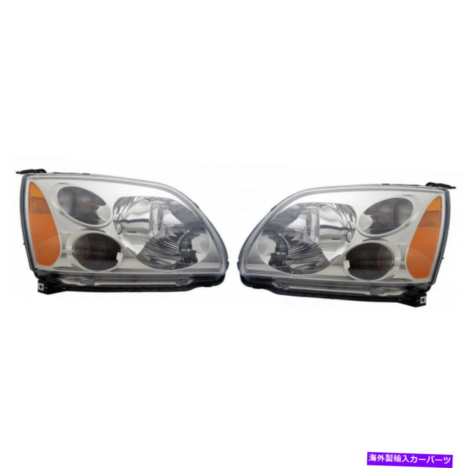 USヘッドライト Mitsubishi GalantペアのヘッドライトドライバとRH電球を含む。 se Fits 2005-2007 Mitsubishi Galant Pair Headlight Driver and RH Bulbs Incl. SE【並行輸入品】｜Us Custom Parts Shop USDM