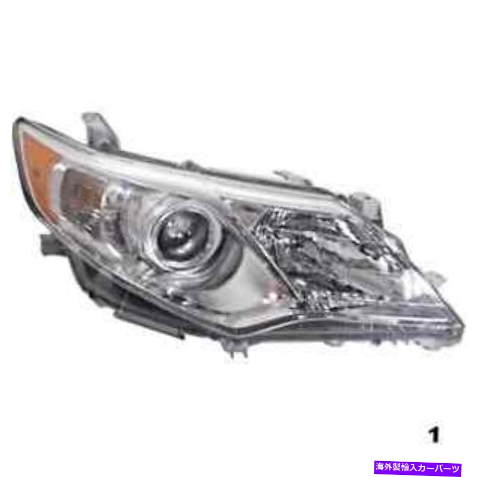 USヘッドライト フィット12-13カムリ右パスヘッドライトアセンブリW / Chrome Bezel Fits 12-13 Camry Right Pass Headlight Assembly w/Chrome Bezel【並行輸入品】｜Us Custom Parts Shop USDM