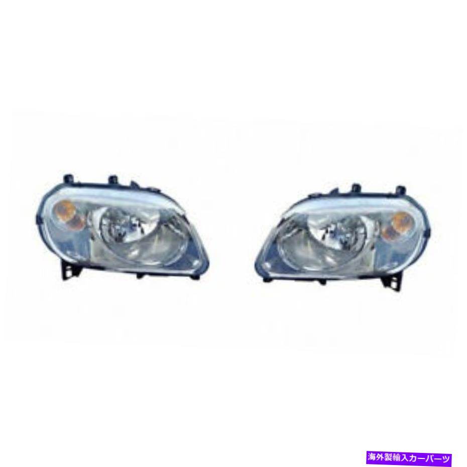 USヘッドライト Chevy HHRヘッドライトアセンブリ2007 08 09 2010ペアドライバと乗客CAPA For Chevy HHR Headlight Assembly 2007 08 09 2010 Pair Driver and Passenger CAPA【並行輸入品】