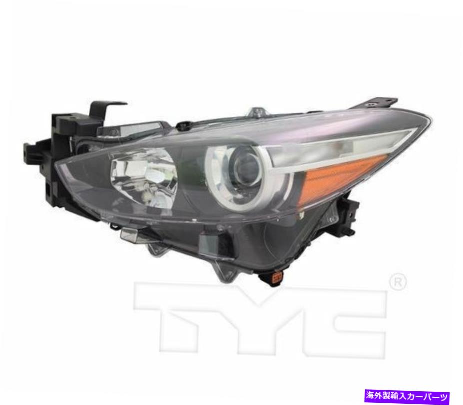 USヘッドライト Mazda 3メキシコ建ての2017-2018モデルのためのTYC NSF左サイドハロゲンヘッドライト TYC NSF Left Side Halogen Headlight For Mazda 3 Mexico Built 2017-2018 Models【並行輸入品】