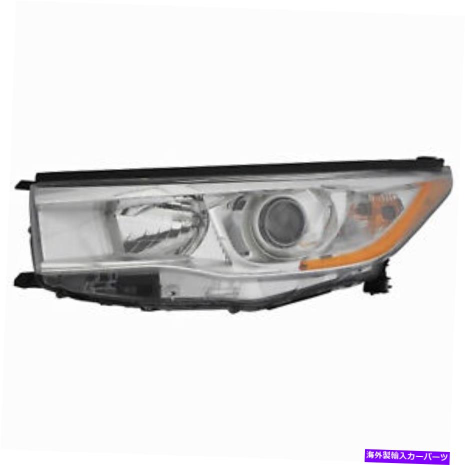 USヘッドライト 新しいプレミアムフィットドライバ側ヘッドライトアセンブリ811500E180 V. New Premium Fit Driver Side Headlight Assembly 811500E180 V【並行輸入品】