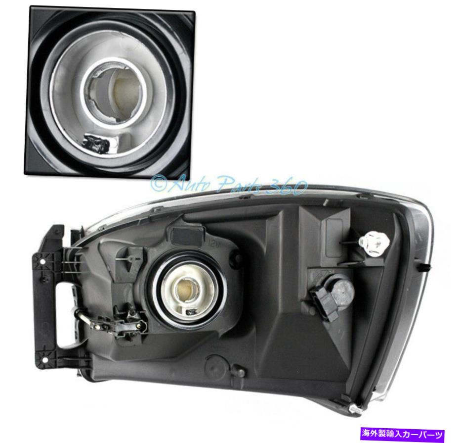 USヘッドライト 06-08ドッジRAM 1500 2500 2500 3500 3500 3500スモークヘッドライトヘッドランプW / Bumper DRL LED + HID FOR 06-08 DODGE RAM 1500 2500 3500 SMOKE HEADLIGHT HEADLAMP W/BUMPER DRL LED+HID【並行輸入品】