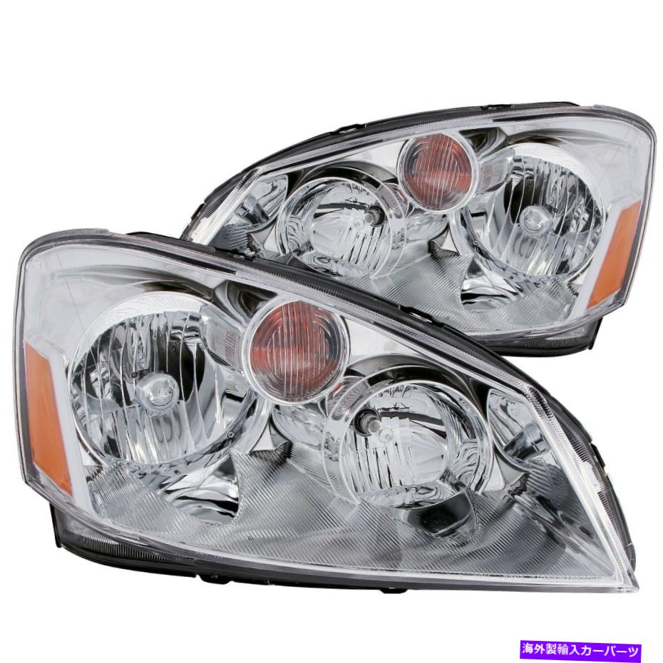 USヘッドライト Anzo USA 121294 Crystal Headlight Setフィット05-06 Altima Anzo USA 121294 Crystal Headlight Set Fits 05-06 Altima【並行輸入品】