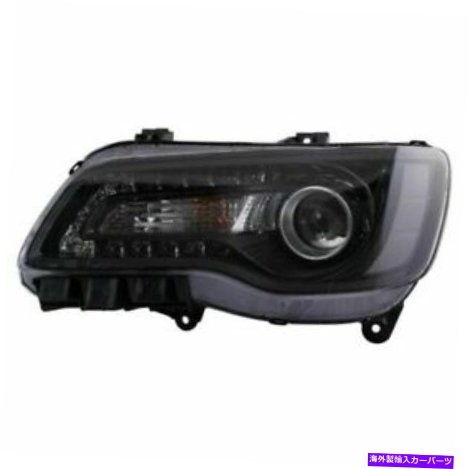 USヘッドライト Chrysler 300 2015 2016 2017 2017 Headlight Halogenブラック左ドライバー FITS FOR CHRYSLER 300 2015 2016 2017 HEADLIGHT HALOGEN BLACK LEFT DRIVER【並行輸入品】