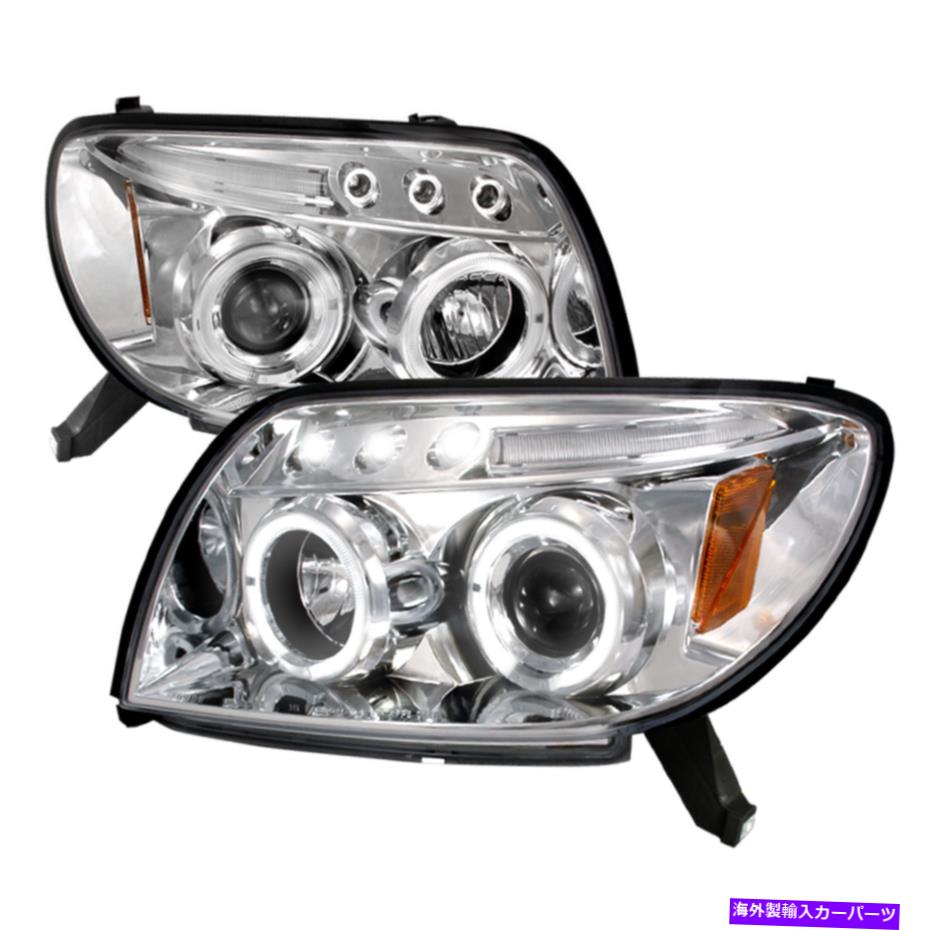 USヘッドライト 2003年から2005年トヨタ4RUNNER CHROME LEDデュアルハロープロジェクターヘッドライトランプ For 2003-2005 Toyota 4Runner Chrome LED Dual Halo Projector Headlights Lamps【並行輸入品】｜Us Custom Parts Shop USDM