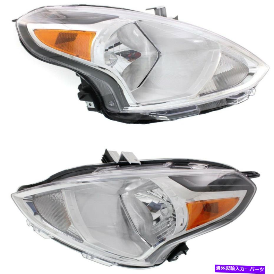USヘッドライト 2015-2019日産のヘッドライト逆のペアドライバーと助手席側Capa Headlight For 2015-2019 Nissan Versa Pair Driver and Passenger Side CAPA【並行輸入品】｜Us Custom Parts Shop USDM