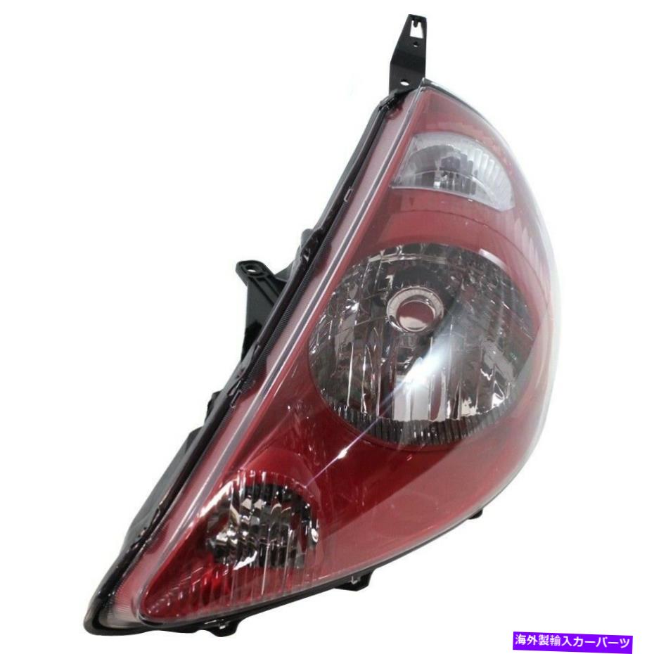 USヘッドライト Milano Red Housingを残した2007年から2008年のHonda Fitスポーツモデルのヘッドライト Headlight For 2007-2008 Honda Fit Sport Model Left With Milano Red Housing【並行輸入品】｜Us Custom Parts Shop USDM