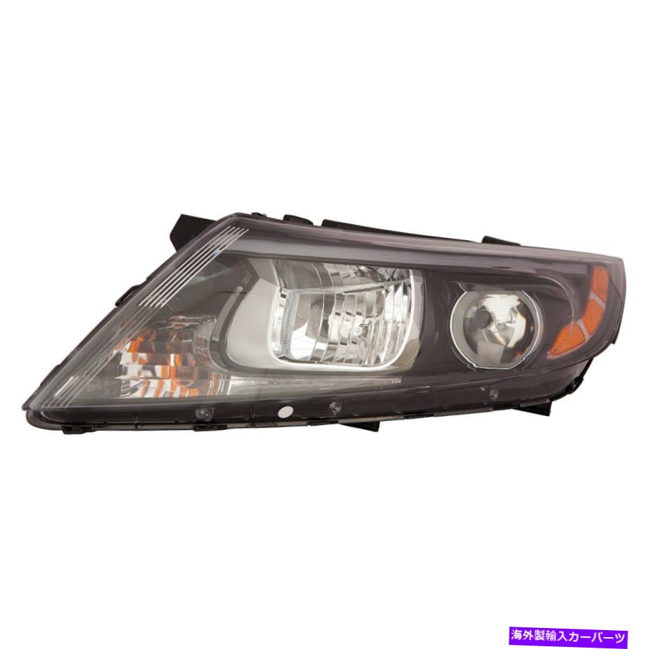 USヘッドライト Headlight Halogen Capa 2014-2015 Kia Optimaのための左手の運転手側 Headlight Halogen CAPA Left Hand Driver Side For 2014-2015 Kia Optima【並行輸入品】