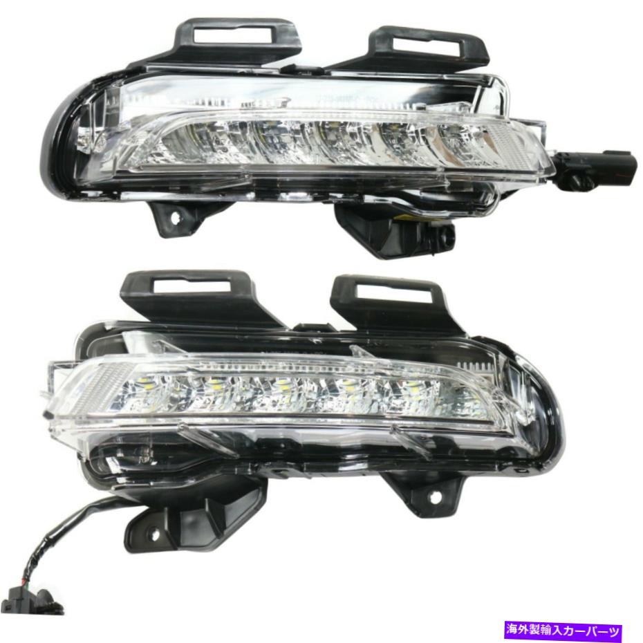 USヘッドライト 2015年のシボレークルーズの駆動ライト2ドライバーと旅客サイドカーパのセット Driving Light For 2015 Chevrolet Cruze Set of 2 Driver and Passenger Side CAPA【並行輸入品】