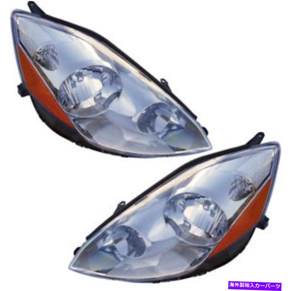 USヘッドライト Halogenヘッドライトフロントランプペア06-10トヨタシエナ左右 Halogen Headlights Front Lamps Pair Set for 06-10 Toyota Sienna Left & Right【並行輸入品】｜Us Custom Parts Shop USDM