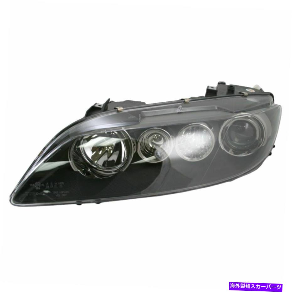 USヘッドライト ヘッドライトヘッドランプW /ブラックベゼルドライバ側左LH NEW 06-08 Mazda 6 Headlight Headlamp w/ Black Bezel Driver Side Left LH NEW for 06-08 Mazda 6【並行輸入品】