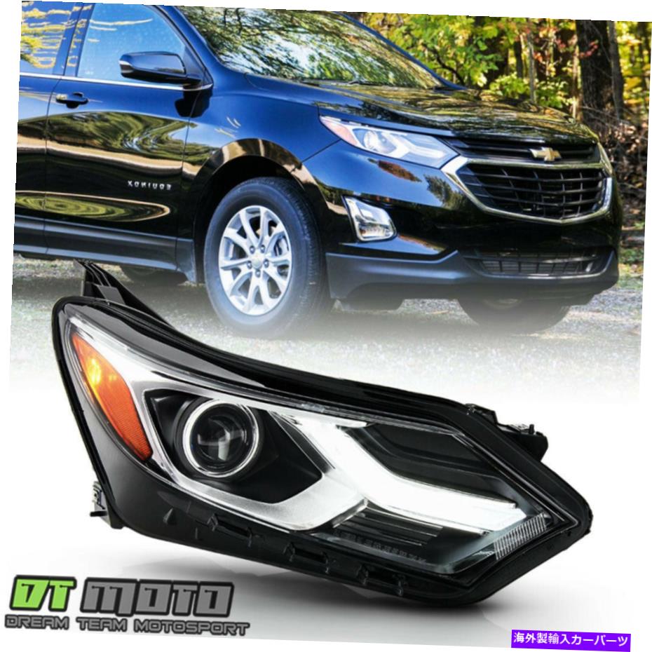 USヘッドライト 2018-2020 Chevy EquinoxファクトリーハロゲンLED DRLヘッドライトヘッドランプ - 乗客 2018-2020 Chevy Equinox Factory Halogen LED DRL Headlight Headlamp - Passenger【並行輸入品】