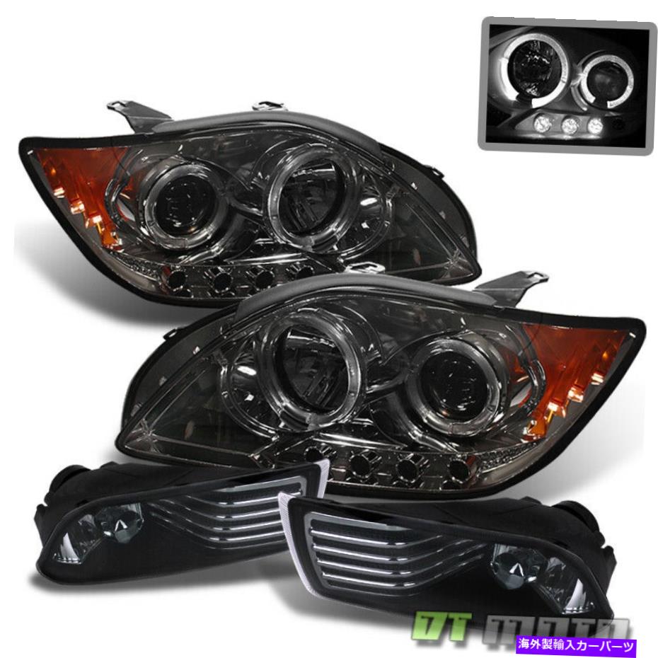 USヘッドライト 05-07 Scion TCスモークハロープロジェクターLEDヘッドライト+スモークフォグランプ+スイッチ 05-07 Scion Tc Smoked Halo Projector Led Headlights+Smoke Fog Lamps+Switch【並行輸入品】｜Us Custom Parts Shop USDM
