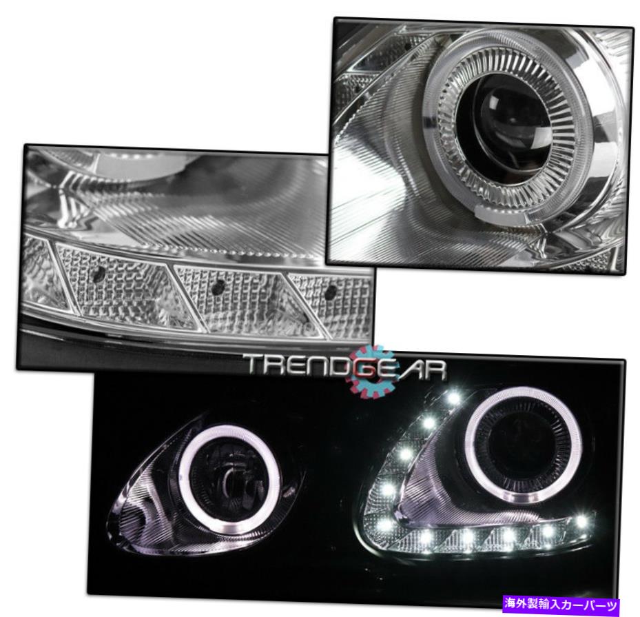 USヘッドライト 1998-2005 Lexus GS300 Halo LED ChromeプロジェクターヘッドライトW / Blue DRL信号 FOR 1998-2005 LEXUS GS300 HALO LED CHROME PROJECTOR HEADLIGHTS W/BLUE DRL SIGNAL【並行輸入品】